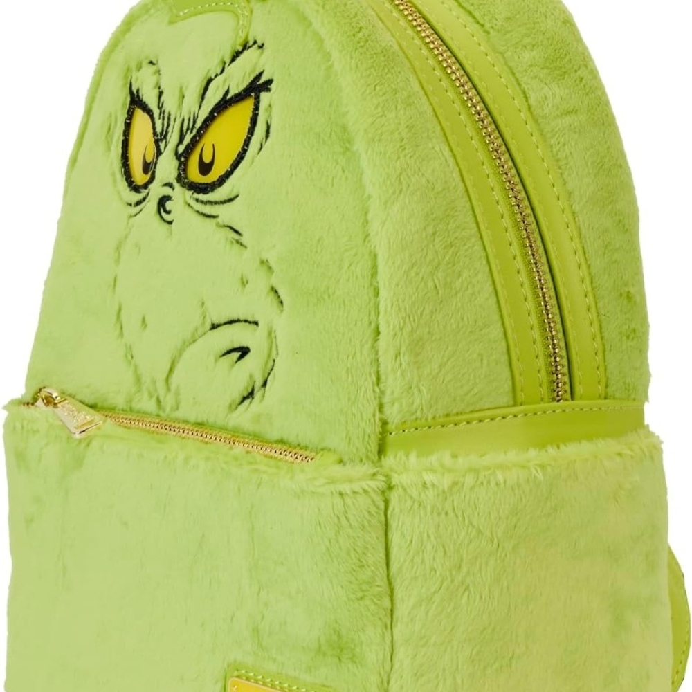 Loungefly Dr Seuss Plush Grinch Light Up And Flocked EXCLUSIVE - Picture 3 of 5